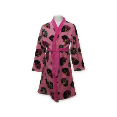 Bathrobe (Pink, Multicolored) from LOL Polyester