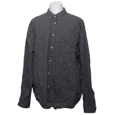 Shirt (Blauw, Beige) van Marks & Spencer Katoen