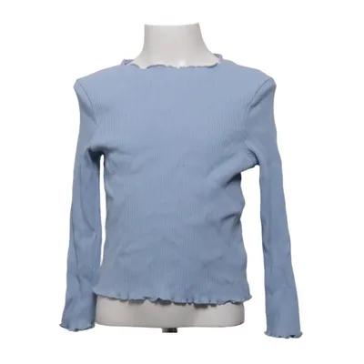 Langærmet t-shirt (Blå) fra Kids by NA-KD Bomuld, Elastan