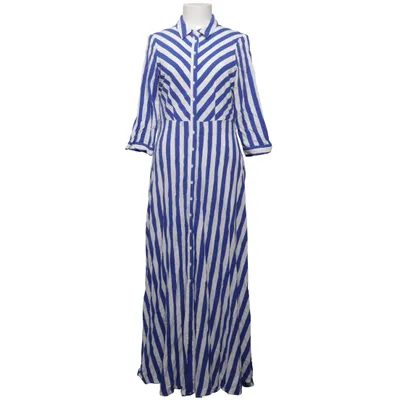 Robe chemise (Bleu, Blanc) de Y.A.S Viscose