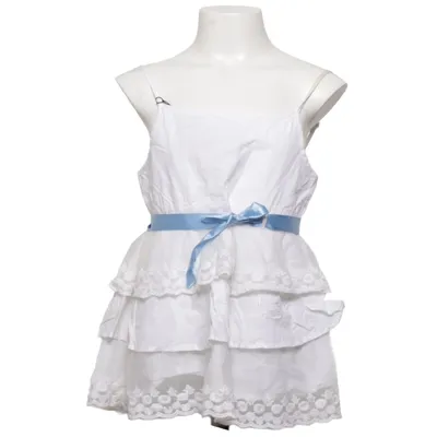 Robe (Blanc, Bleu) de Pinky by Ellos Coton, Polyamide