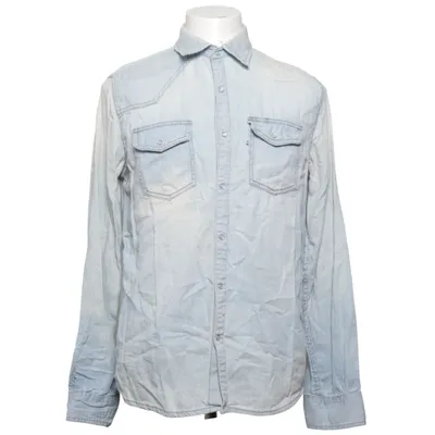Denim blouse (Blauw) van Mouli Katoen