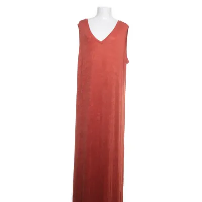 Maxikjole (Orange) fra Ulla Popken Acetat, Elastan