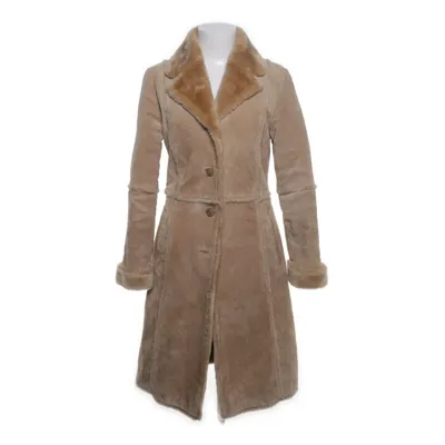 Läderkappa (Beige) från Saki Akryl, Skinn