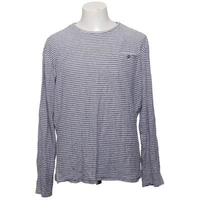 T-shirt à manches longues (Gris, Blanc) de No Excess