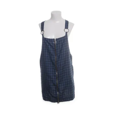 Dungaree dress (Blue, Black) from The Ragged Priest Polyester, Viscose