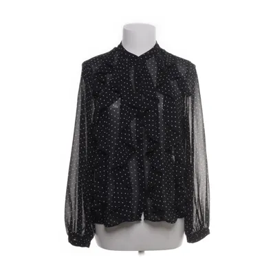 Blouse (Black, White) from Zara Polyester