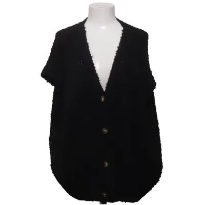 Gilet (Noir) de Glossy Acrylique, Laine d'alpaga, Polyester, Viscose