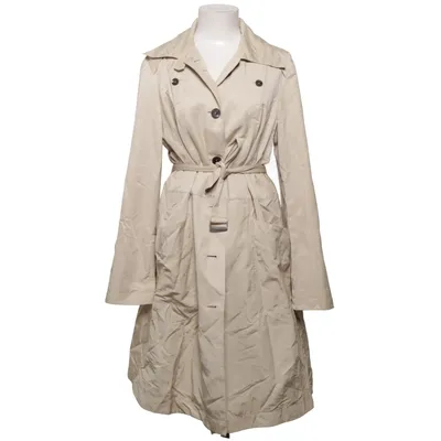 Trench coat (Beige) from Marc Cain Cotton, Cupro, Elastane, Polyester
