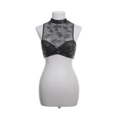 Crop top (Zwart, Grijs) van Victoria's Secret Polyamide, Polyester