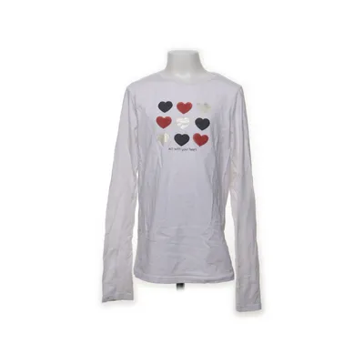 Långärmad t-shirt (Vit, Röd, Svart) från Okaïdi