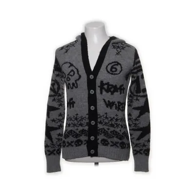 Cardigan (Grå, Sort) fra Diesel Akryl, Alpacauld