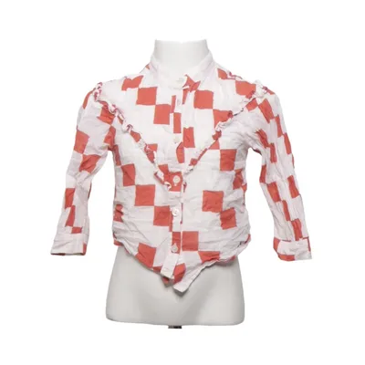 Blouse (Wit, Rood) van The Animals Observatory