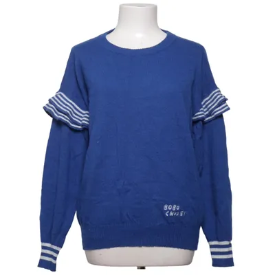 Pull-over (Bleu, Blanc) de Bobo Choses Cachemire, Polyamide, Viscose, Laine