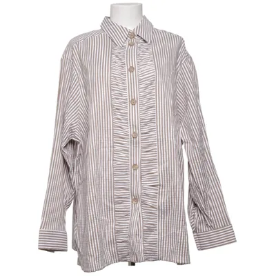 Skjorta (Brun, Vit) från Bestsize Elastan, Polyamid, Polyester, Viskos