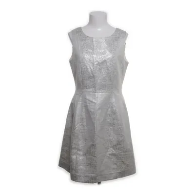 Cocktailjurk (Zilver, Meerkleurig) van H&M Katoen, Metallvezel, Polyester