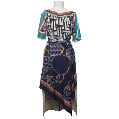 Jurk (Blauw, Meerkleurig) van Glamaker Elastaan, Polyester