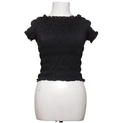 Crop top (Zwart) van Pieces