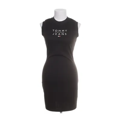 Jurk (Zwart) van Tommy Hilfiger Jeans Elastaan, Polyester, Viscose