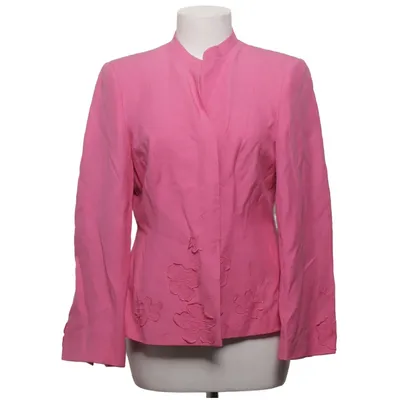 Blazer (Pink) from Precis Petite Acetate, Linen, Silk