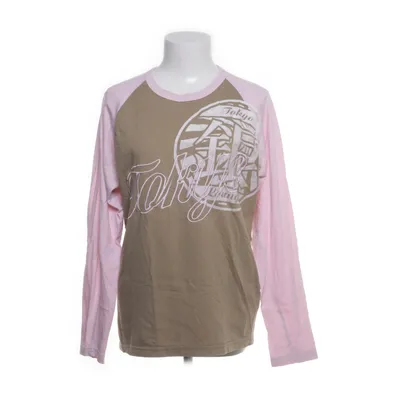 Langærmet t-shirt (Brun, Pink) fra Fishbone Bomuld