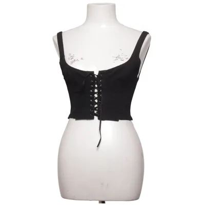 Crop top (Black) from Urban Outfitters Elastane, Polyester