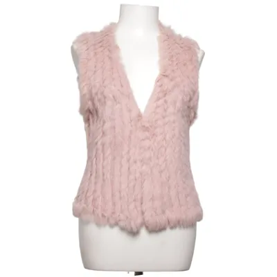 Vest (Pink) fra Soyaconcept Akryl, Kaninpels