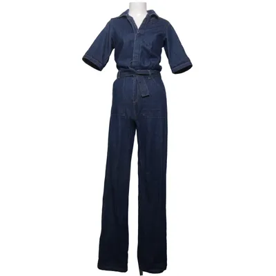 Jumpsuit (Blauw) van Mango Katoen