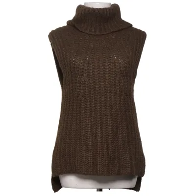Slipover (Brun) fra Second Female Akryl, Alpacauld, Nylon