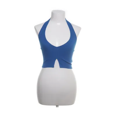 Halternecktopp (Blå) från FB Sister Knitwear Elastan, Polyamid, Viskos