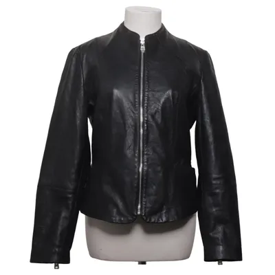 Läderjacka (Svart) från Mango Skinn, Polyester