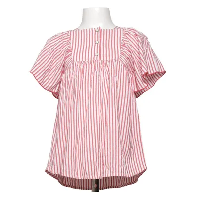 Klänning (Röd, Vit) från Zara Bomull, Polyester, Viskos