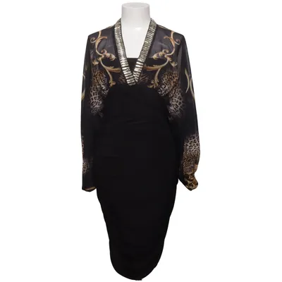 Dress (Black, Gold, Brown) from Party 21 Elastane, Polyamide