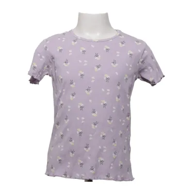 T-shirt (Lila, Flerfärgad) från Amy & Lucy Elastan, Ekologisk bomull