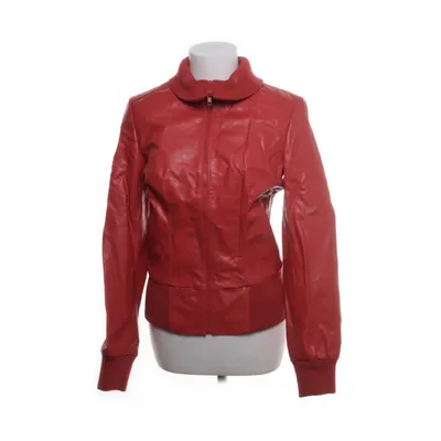 Leren jack (Rood) van Vero Moda Acryl, Polyester, Leer