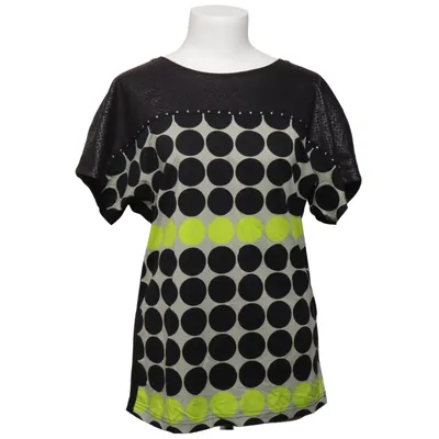 Top (Sort, Gul, Grå) fra Lindon Elastan, Viscose