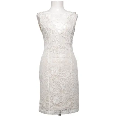 Dress (White, Beige) from Explosion Polyester