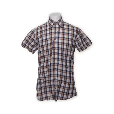 Chemise à manches courtes (Blanc, Bleu, Multicolore) de Tailor Store Coton