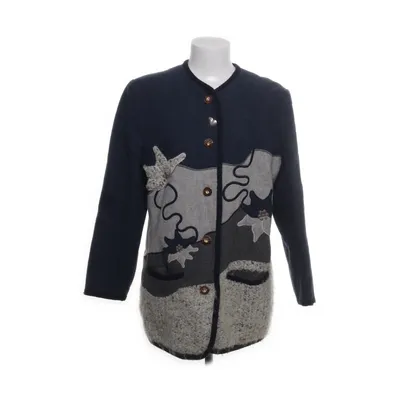 Cardigan (Blue, Multicolored) from Meico Polyester, Wool