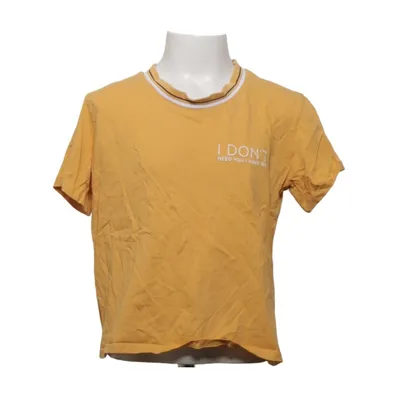 T-shirt (Geel) van Skill Katoen
