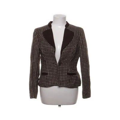 Blazer (Brun, Hvid) fra Trixi Schober Bomuld