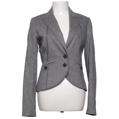 Blazer (Gris) de Oui Collection Élasthane, Polyamide, Polyester, Viscose, Laine