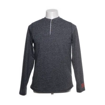 Henley shirt (Blue) from Skate Nation
