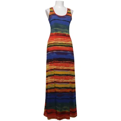 Robe longue (Bleu, Multicolore) de Portobello Élasthane, Polyester