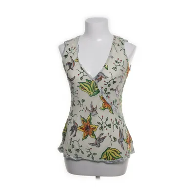 Tank Top (Green, Multicolored) from Tone Barker Silk Silk, Viscose