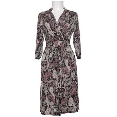 Robe portefeuille (Noir, Multicolore) de Stockholms Klänningsfabrik Élasthane, Polyester