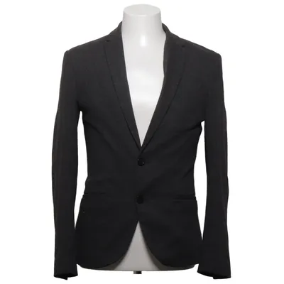 Blazer (Gray) from Zara Man Basic Polyester, Viscose