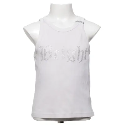 Débardeur (Blanc) de Lindex Kids Coton, Élasthane