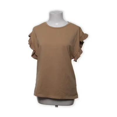 Top (Beige) van Made in italy Katoen, Elastaan