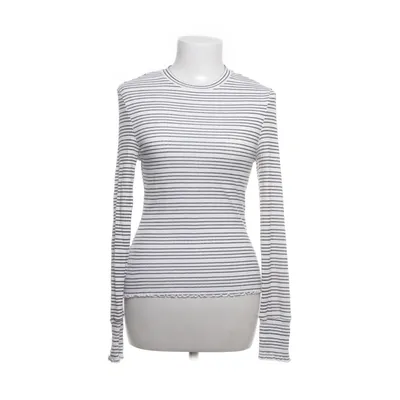 Blouse (White, Black) from By Anthropologie Elastane, Polyamide, Polyester, Viscose